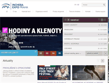 Tablet Screenshot of incheba.cz